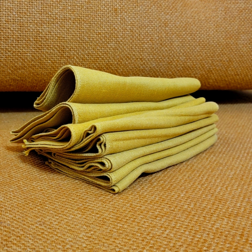 Harvest Gold cloth napkins